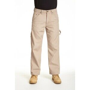 Stanley Fleece-Lined Canvas Carpenter Pants 42x30 (Altered Inseam)